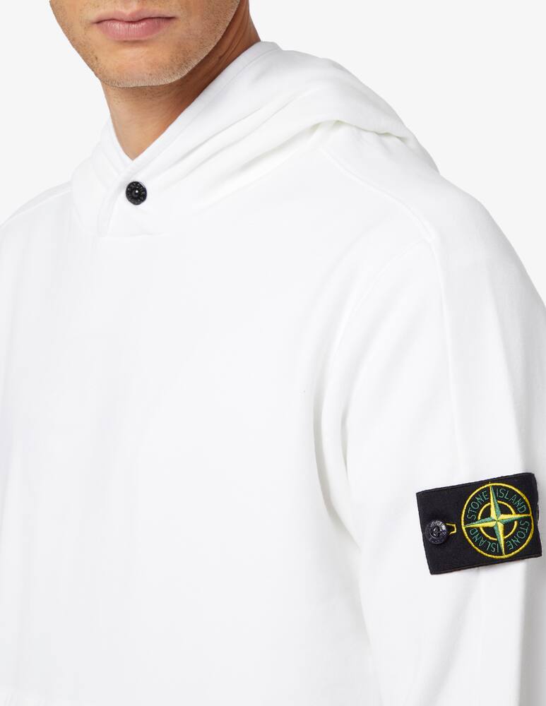 rinascente Stone Island Felpa stretch con cappuccio