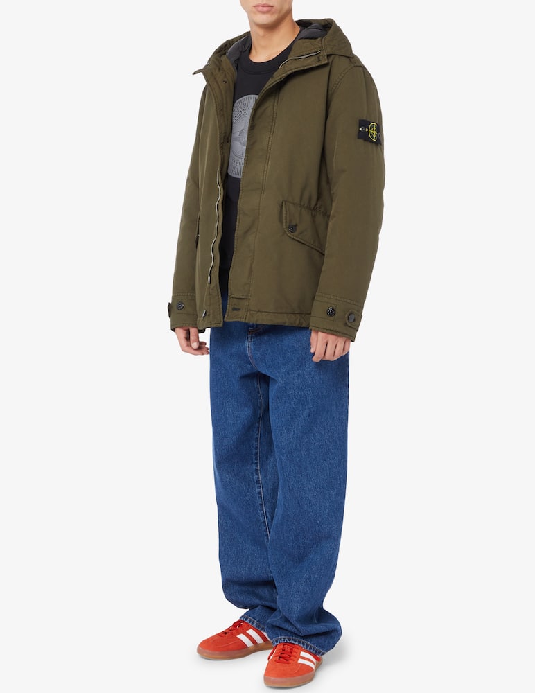 rinascente Stone Island Short parka piuma david