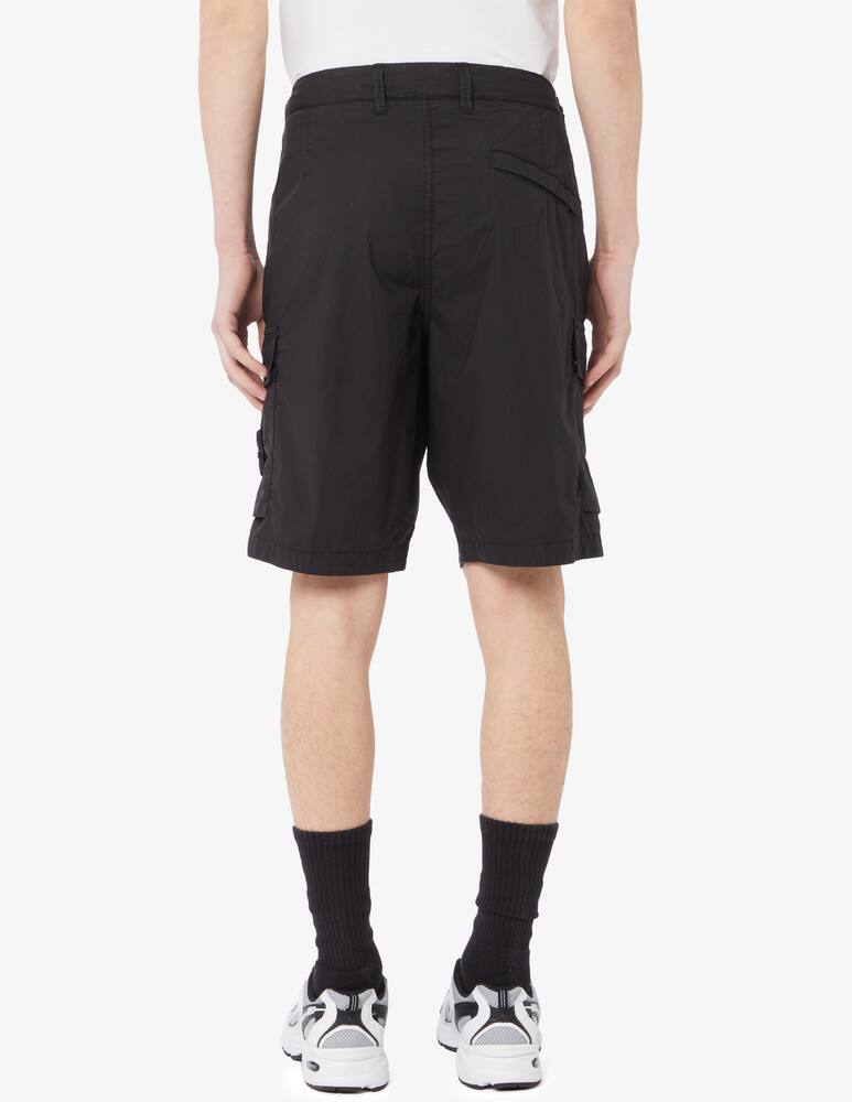 rinascente Stone Island Parachute canvas cargo bermuda