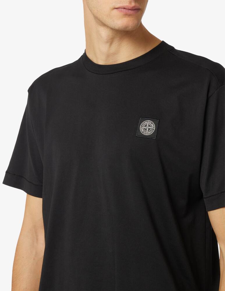rinascente Stone Island Maglietta basica logo patch