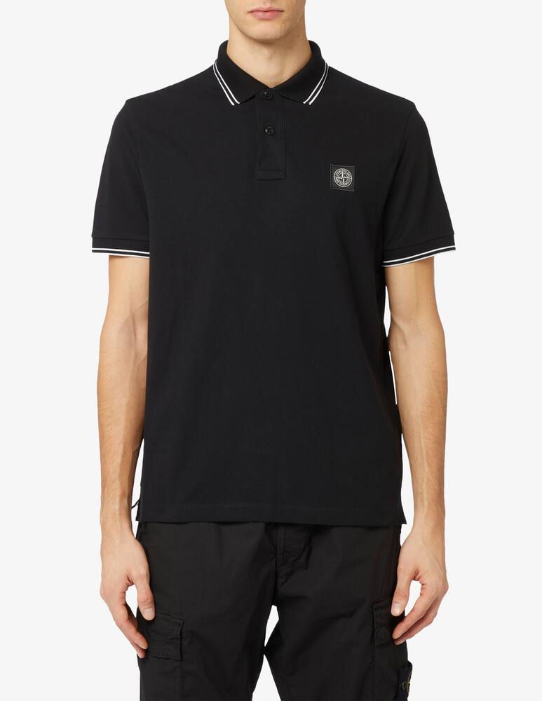 Stone Island Polo slim fit profili - picture 1 Stone Island Polo slim fit profili - picture 1
