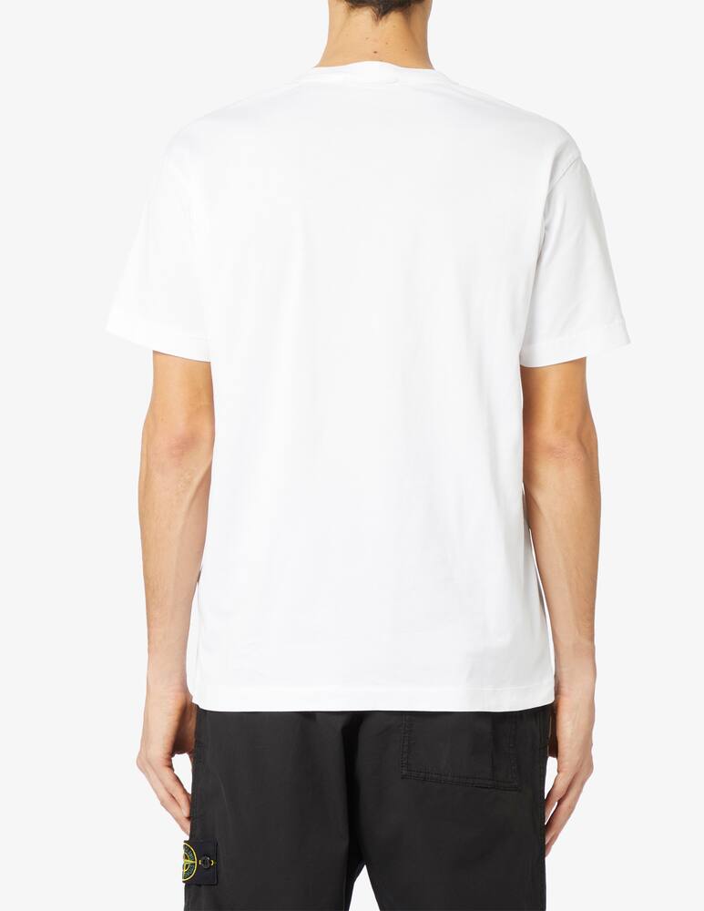 rinascente Stone Island Maglietta basica logo patch