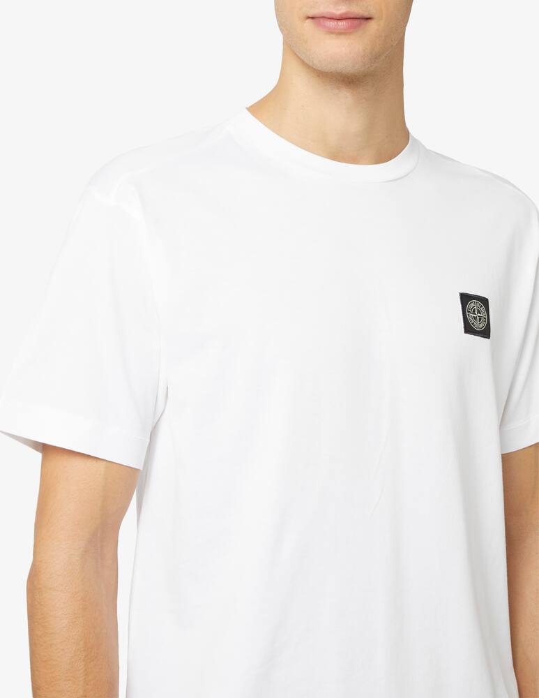 rinascente Stone Island Maglietta basica logo patch
