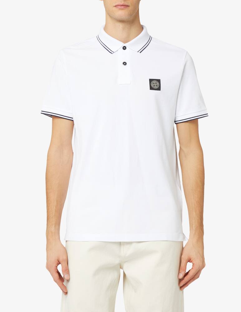 Stone Island Polo slim fit profili - immagine 1 Stone Island Polo slim fit profili - immagine 1