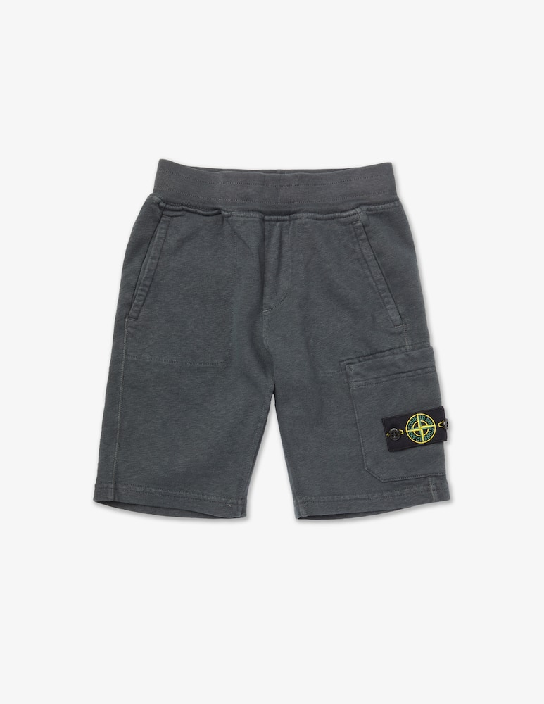 Stone Island Junior Pantaloni bermuda in felpa - immagine 1 Stone Island Junior Pantaloni bermuda in felpa - immagine 1