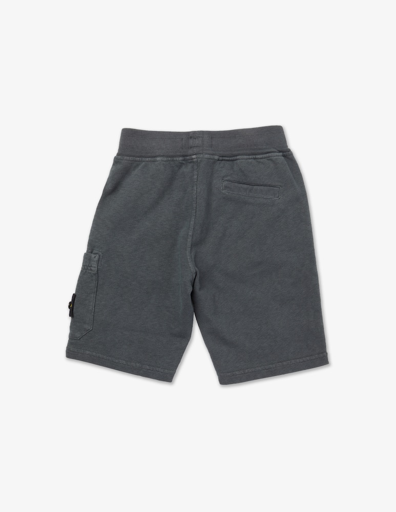Stone Island Junior Pantaloni bermuda in felpa - immagine 2 Stone Island Junior Pantaloni bermuda in felpa - immagine 2