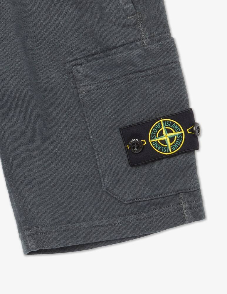 Stone Island Junior Pantaloni bermuda in felpa - immagine 3 Stone Island Junior Pantaloni bermuda in felpa - immagine 3