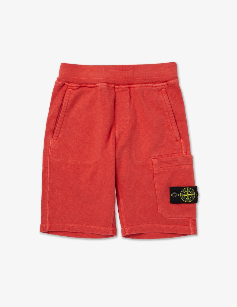 Stone Island Junior Pantaloni bermuda in felpa - immagine 1 Stone Island Junior Pantaloni bermuda in felpa - immagine 1
