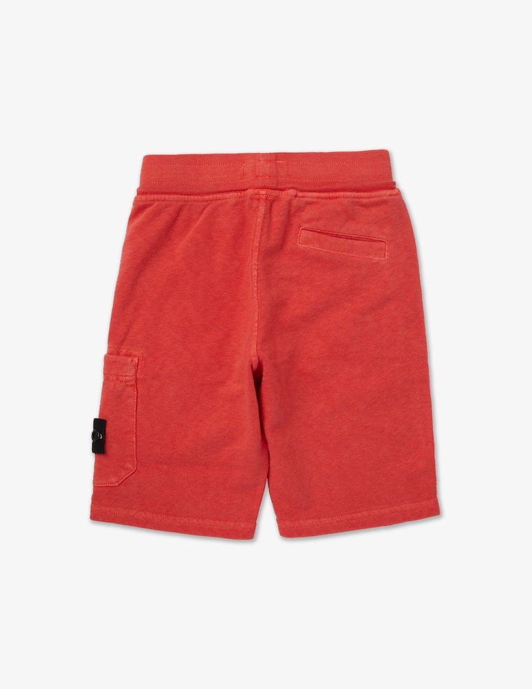 Stone Island Junior Pantaloni bermuda in felpa - immagine 2 Stone Island Junior Pantaloni bermuda in felpa - immagine 2