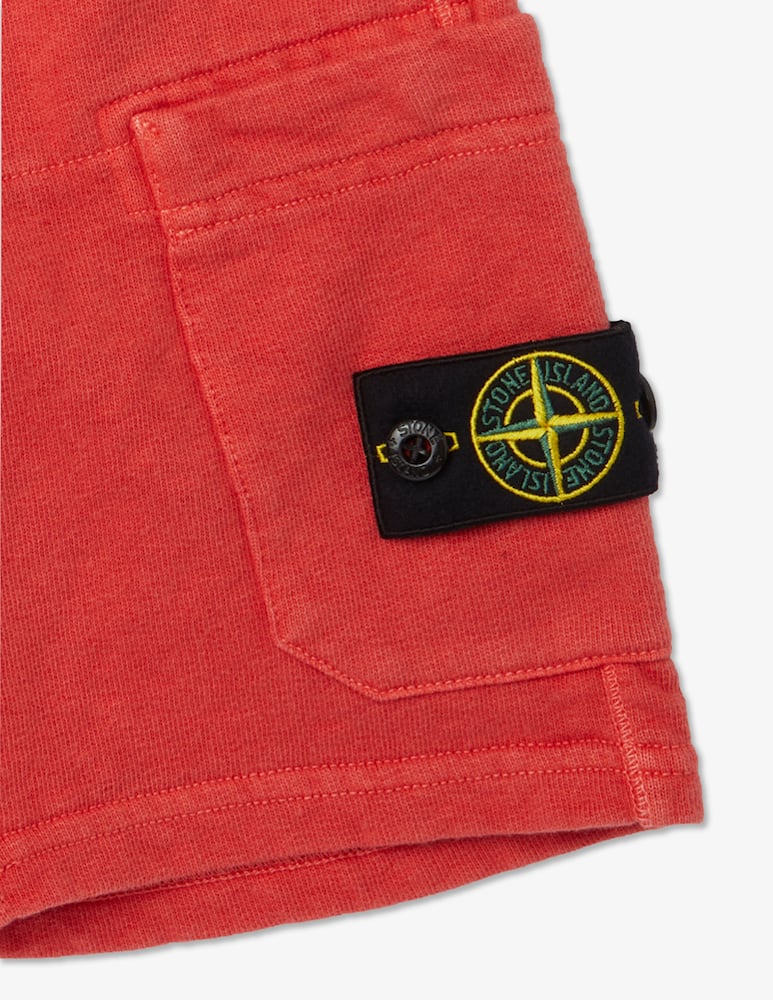 Stone Island Junior Pantaloni bermuda in felpa - immagine 3 Stone Island Junior Pantaloni bermuda in felpa - immagine 3