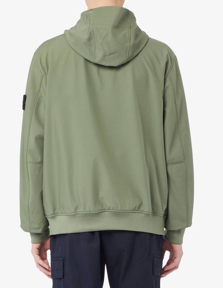 rinascente Stone Island Soft shell hooded jacket