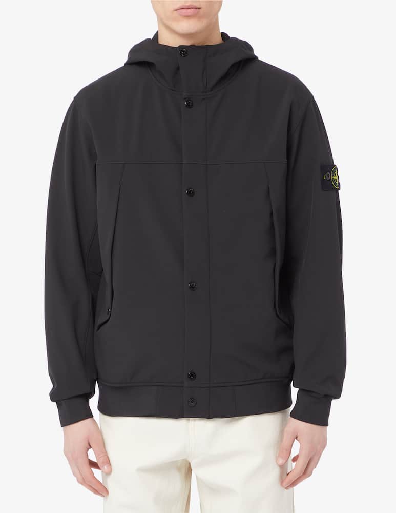 Stone Island Giacca con cappuccio soft shell - immagine 1 Stone Island Giacca con cappuccio soft shell - immagine 1
