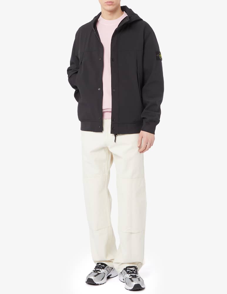 Stone Island Giacca con cappuccio soft shell - immagine 2 Stone Island Giacca con cappuccio soft shell - immagine 2