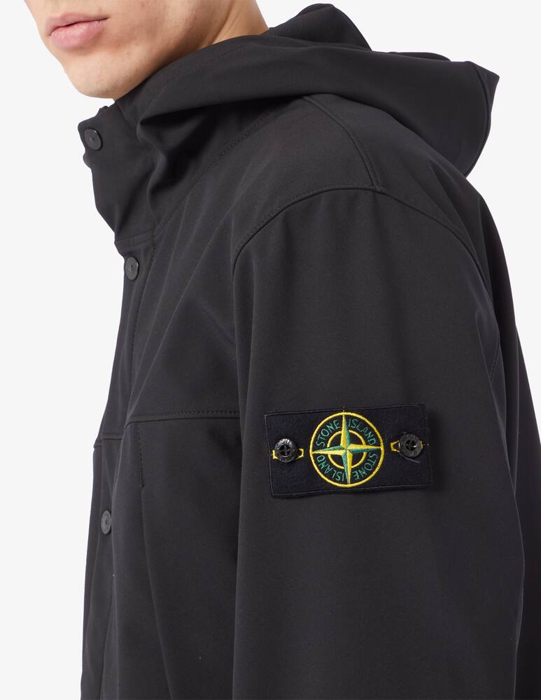 rinascente Stone Island Giacca con cappuccio soft shell