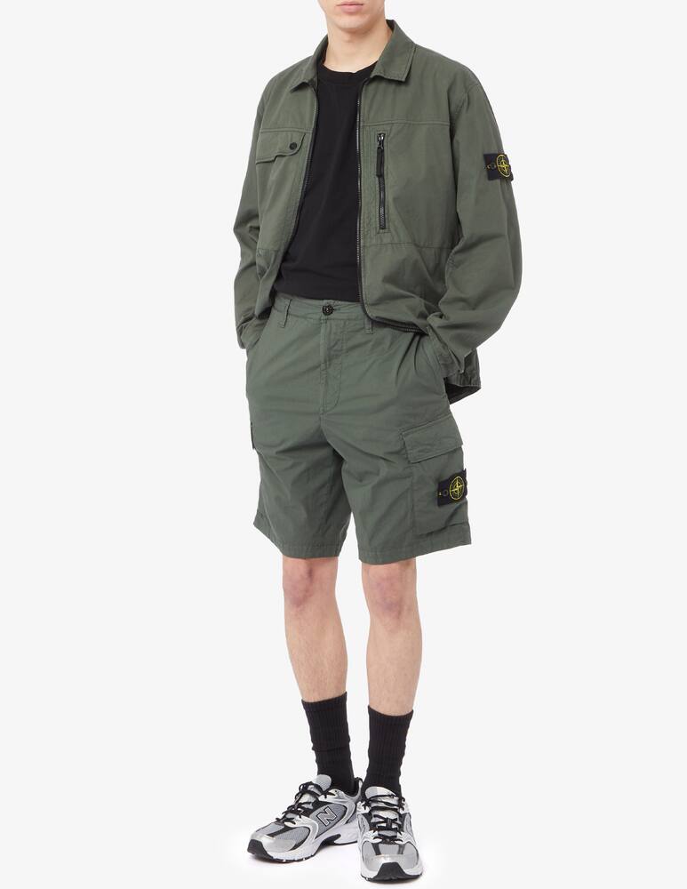 rinascente Stone Island Parachute canvas cargo bermuda
