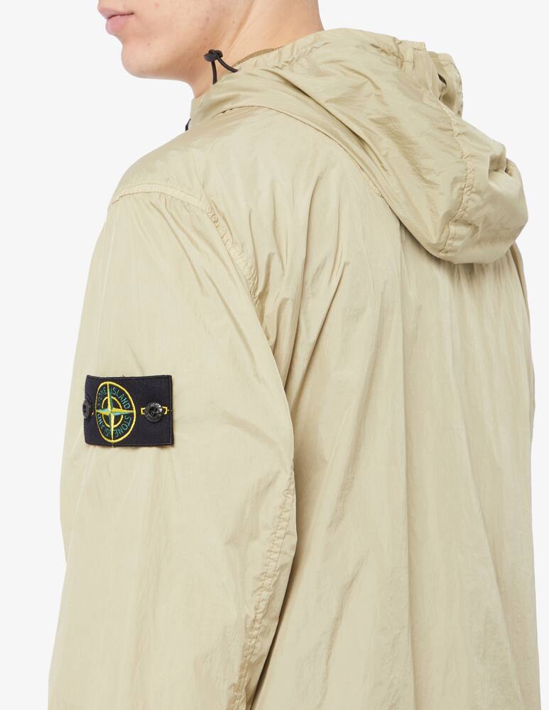 rinascente Stone Island Giacca crinkle con cappuccio