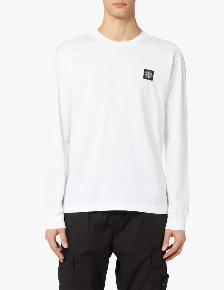 Stone Island Maglietta maniche lunghe loghino - immagine 1 Stone Island Maglietta maniche lunghe loghino - immagine 1