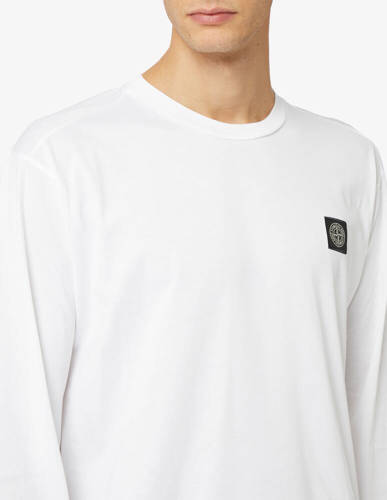 Stone Island Maglietta maniche lunghe loghino - immagine 4 Stone Island Maglietta maniche lunghe loghino - immagine 4