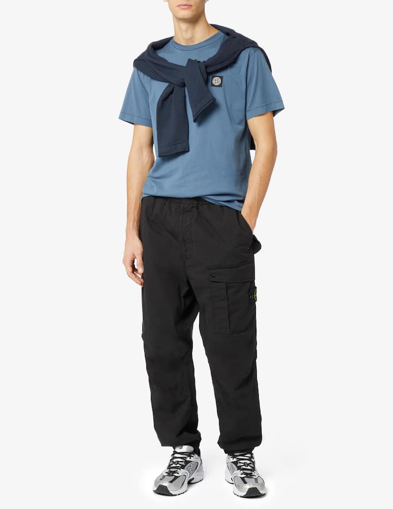 rinascente Stone Island Maglietta basica logo patch