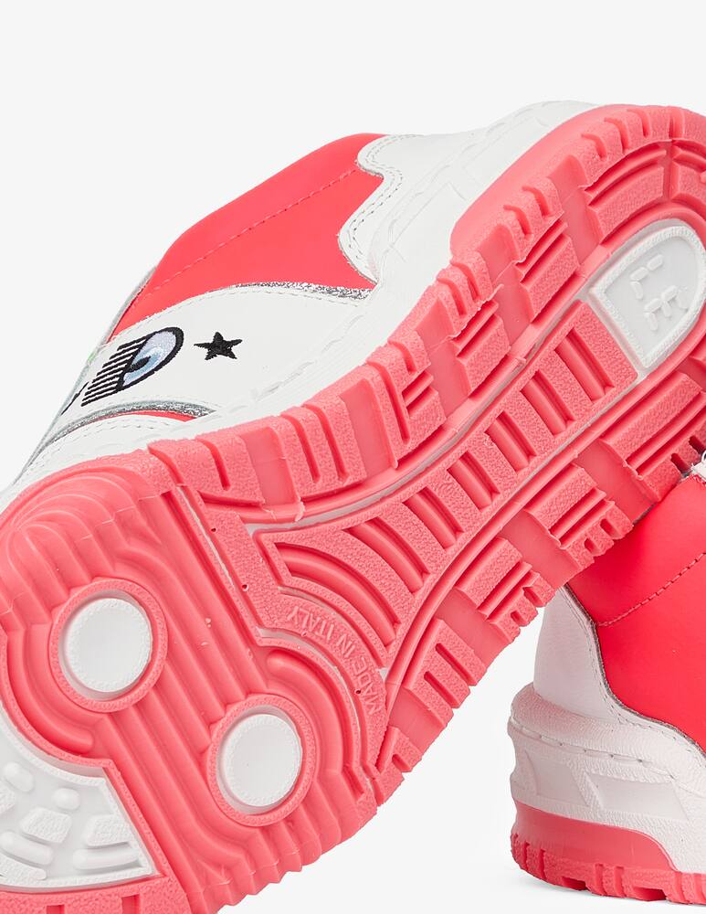 rinascente Chiara Ferragni Low top sneakers fluo fur - White