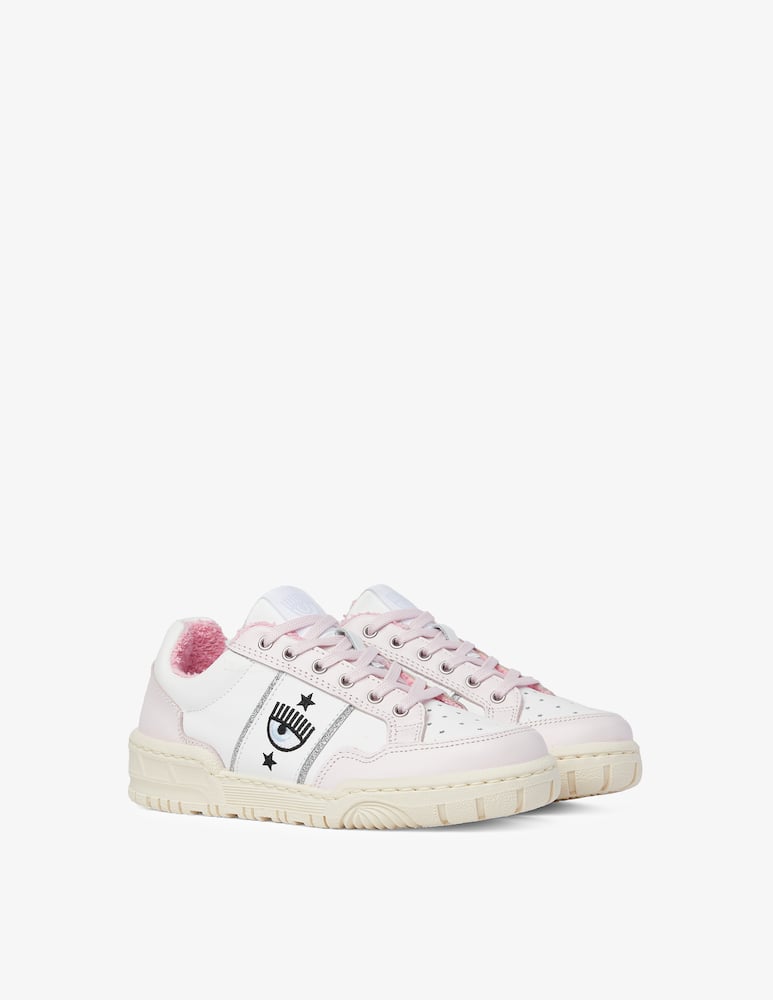 rinascente Chiara Ferragni Sneakers basse pello pastello - Bianco