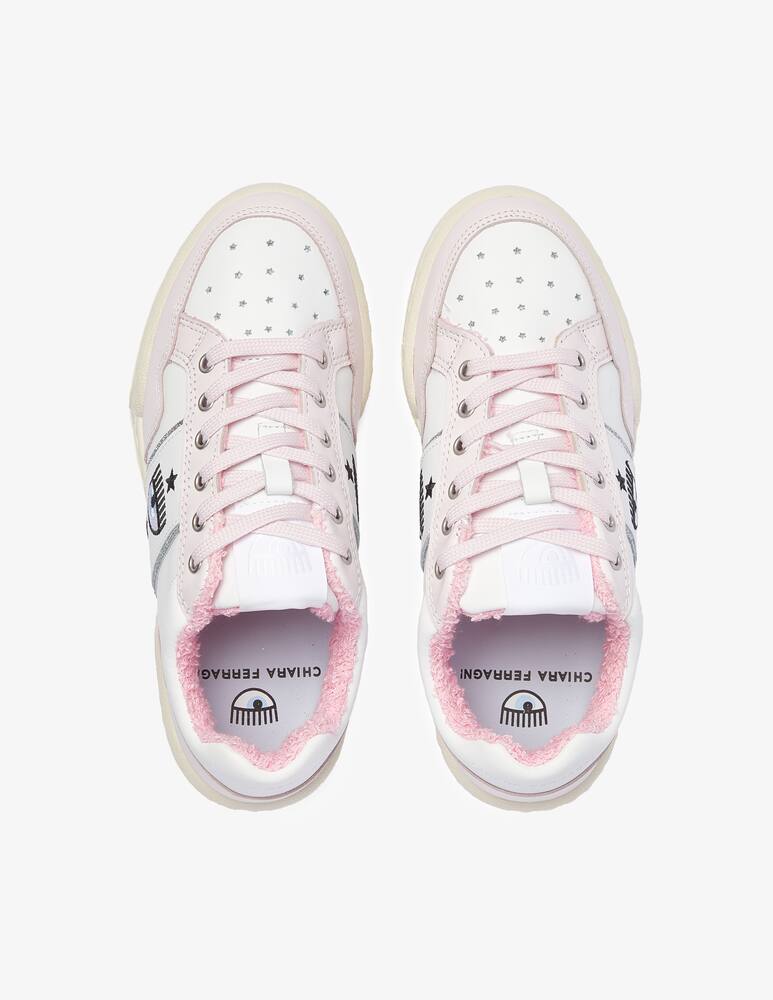 rinascente Chiara Ferragni Sneakers basse pello pastello - Bianco