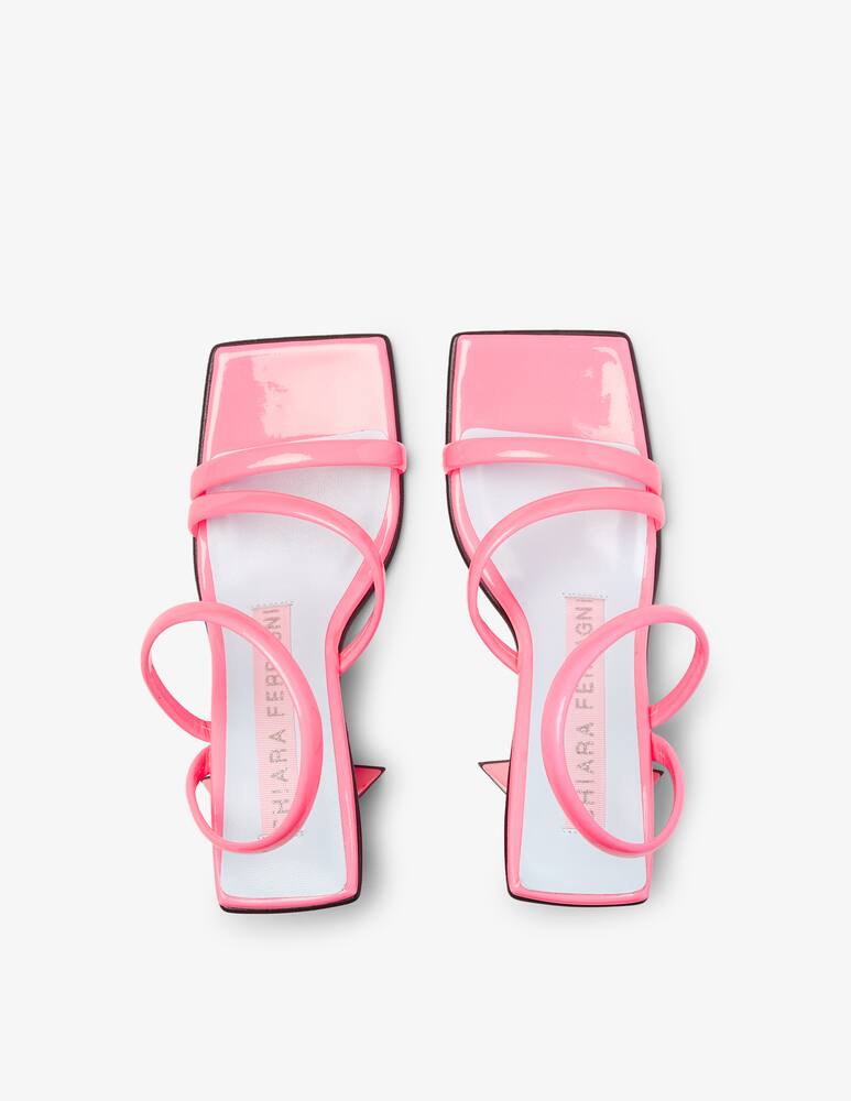 Chiara Ferragni New Pat sandals - Red - picture 3 Chiara Ferragni New Pat sandals - Red - picture 3