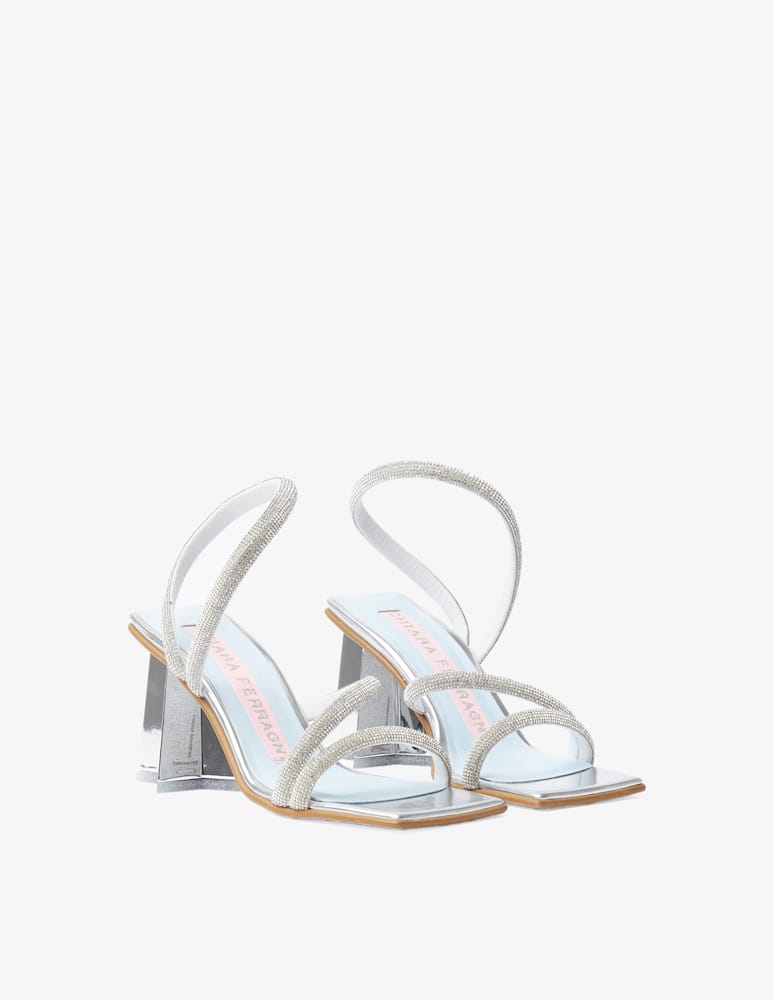 rinascente Chiara Ferragni New Glitter sandals - White