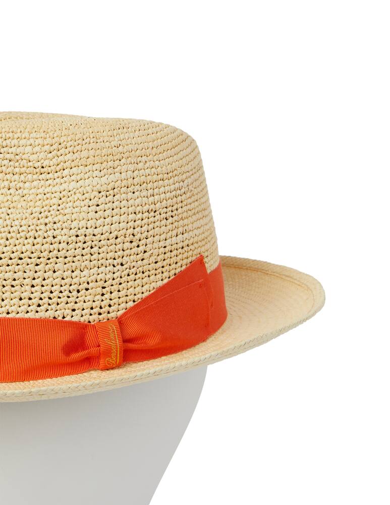 rinascente Borsalino Panama hat - orange