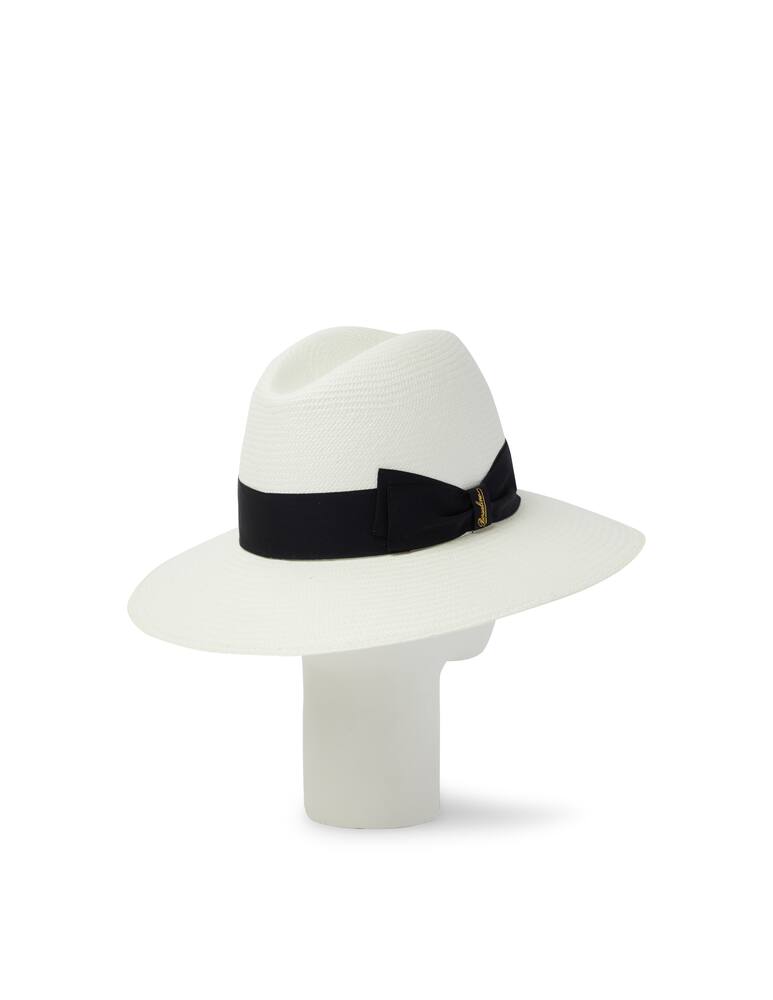 rinascente Borsalino Cappello Caludette con tesa larga - nero