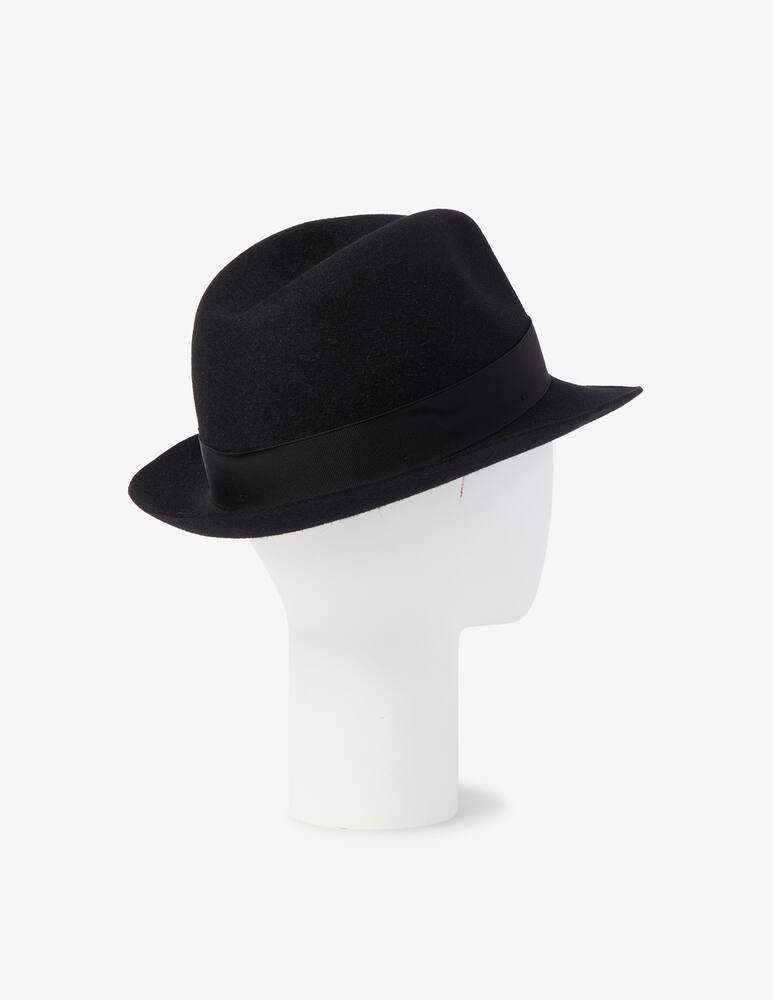 rinascente Borsalino Trilby small hat in felt - Black