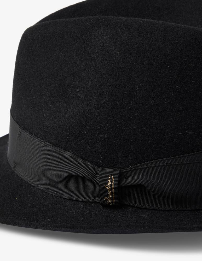 rinascente Borsalino Trilby small hat in felt - Black