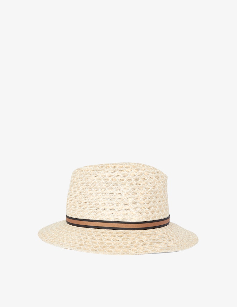 rinascente Borsalino Braided hemp and cotton hat 