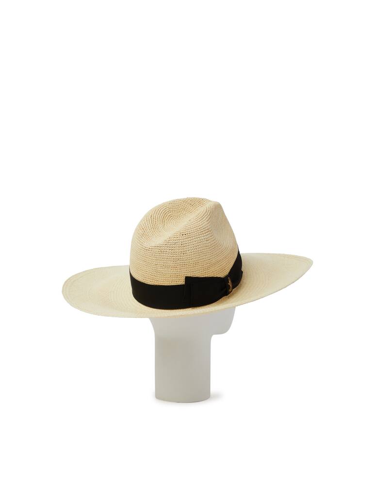 rinascente Borsalino Cappello Sophie Panama Semicrochet - bianco