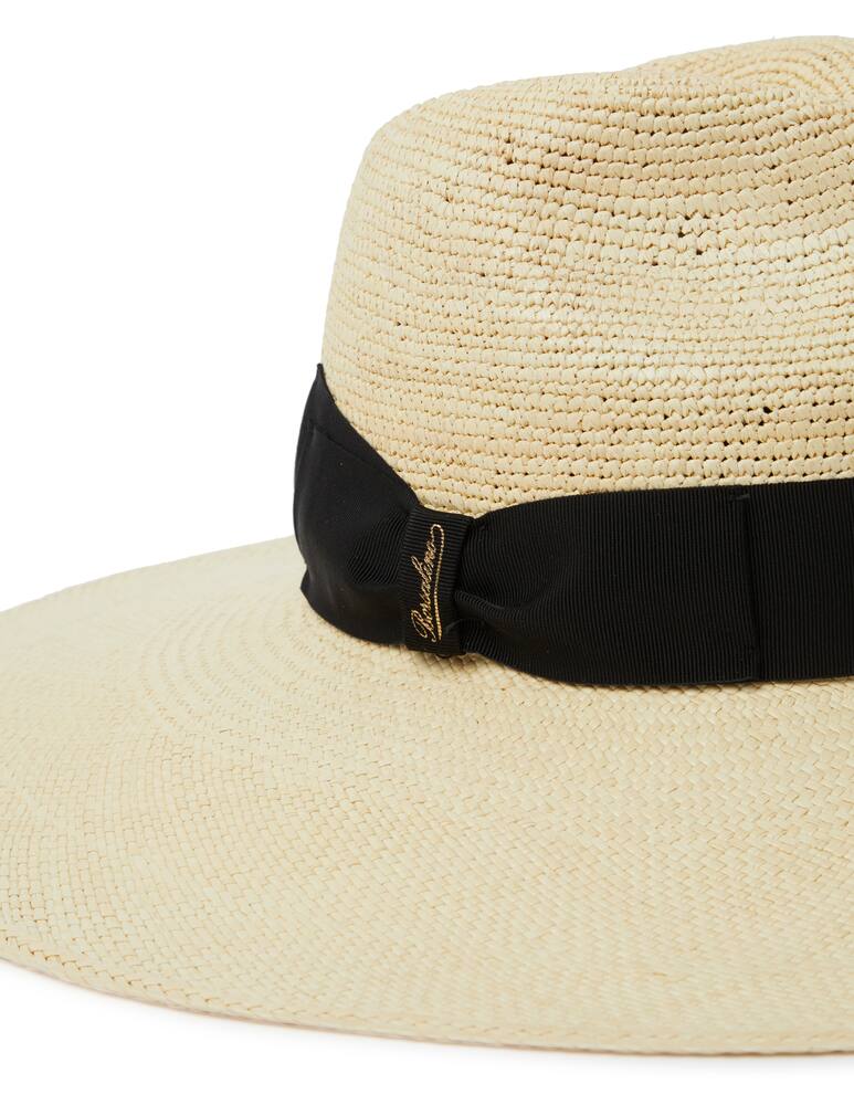 rinascente Borsalino Cappello Sophie Panama Semicrochet - bianco