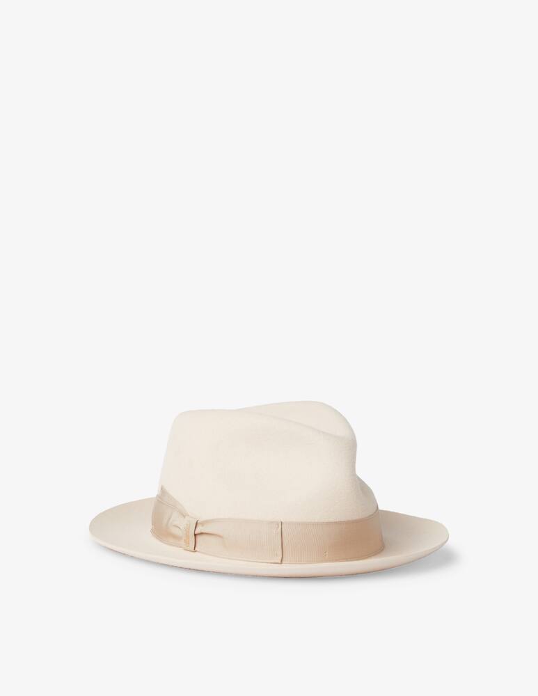rinascente Borsalino Cappello fedora rasato classico - Beige