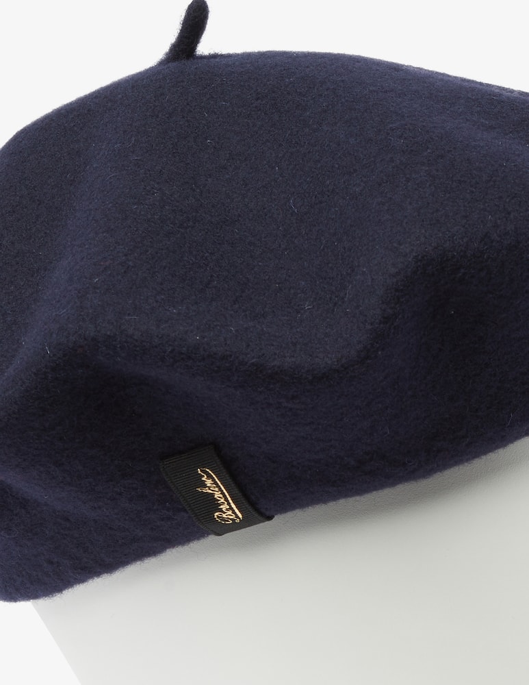 rinascente Borsalino Cappello basco di lana - Blu