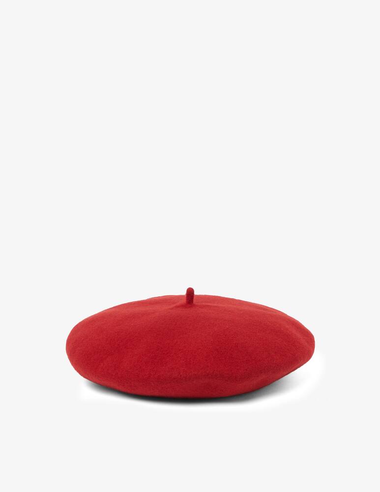 rinascente Borsalino Cappello basco di lana - Rosso