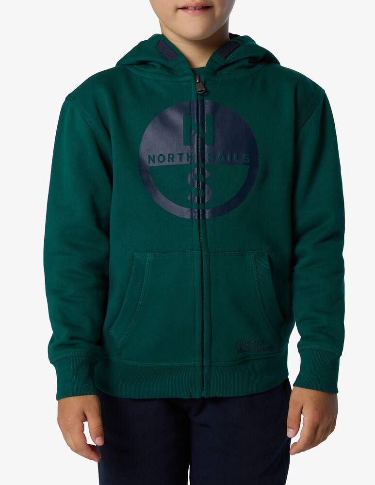 rinascente North Sails Hooded zip sweatshirt