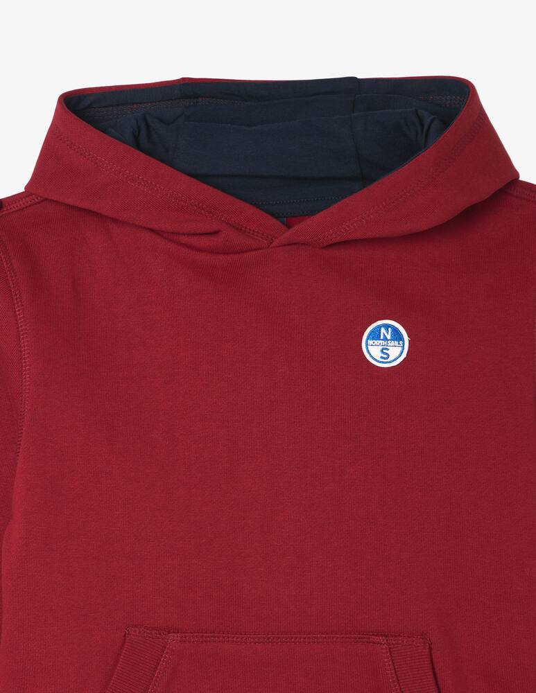 North Sails Felpa con cappuccio e logo - immagine 3 North Sails Felpa con cappuccio e logo - immagine 3