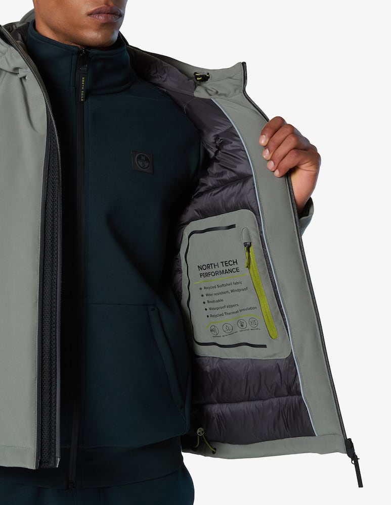 North Sails Giacca softshell cappuccio Hobart - immagine 4 North Sails Giacca softshell cappuccio Hobart - immagine 4