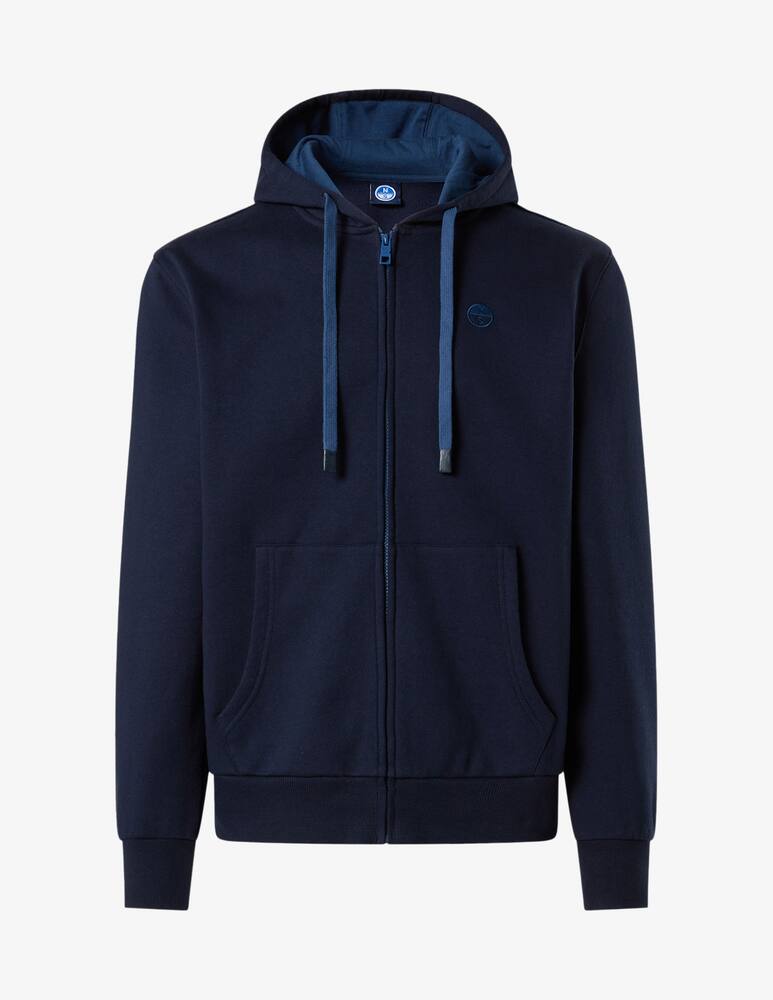 rinascente North Sails Felpa cappuccio zip bollino