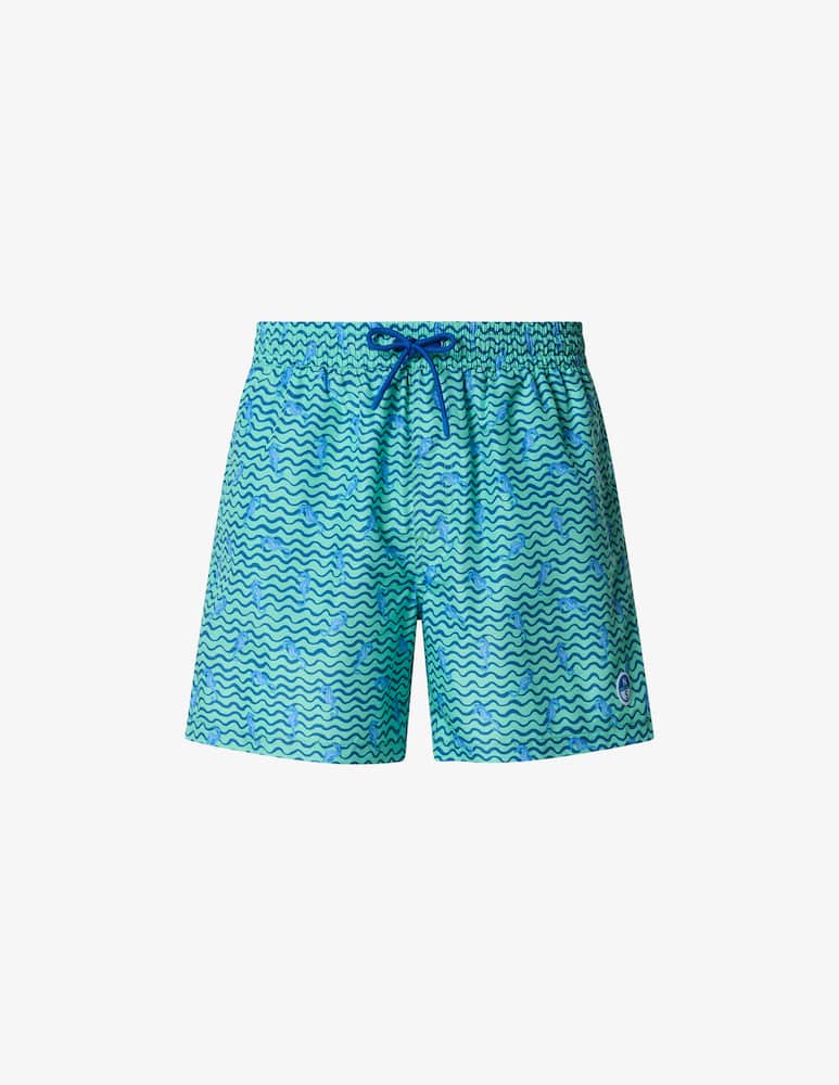 rinascente North Sails Seahorse print swim shorts