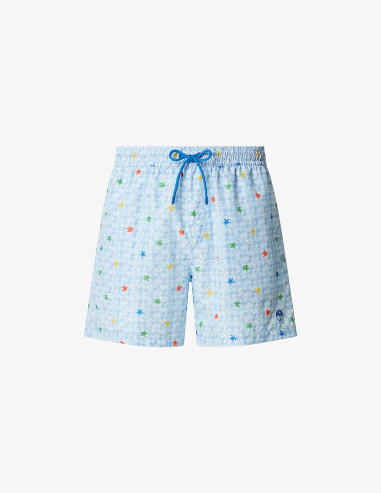 rinascente North Sails Turtle print swim shorts