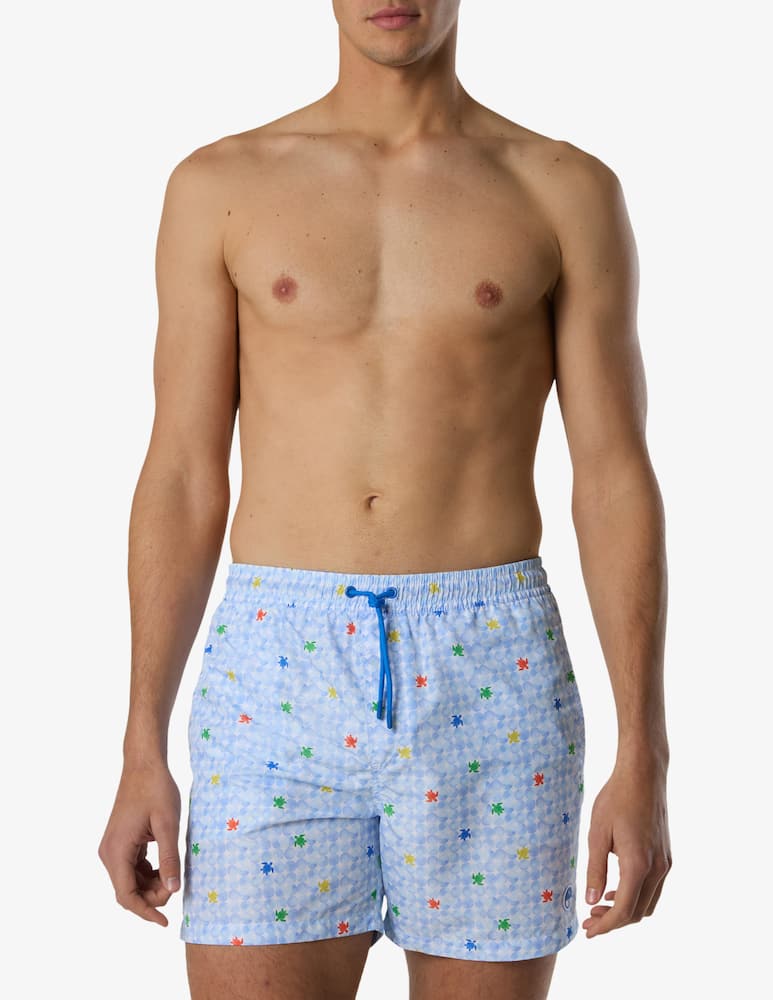rinascente North Sails Turtle print swim shorts