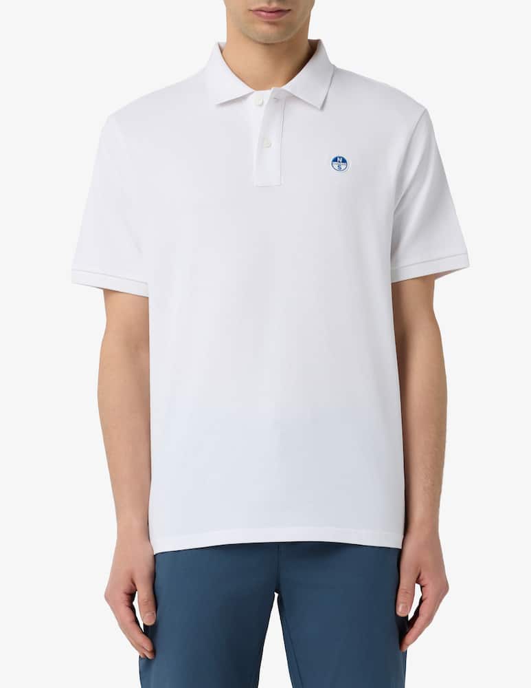 North Sails Piqué polo shirt with logo - picture 1
