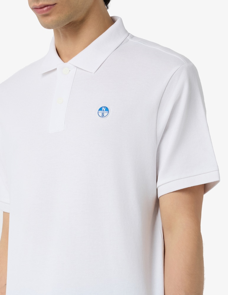 North Sails Piqué polo shirt with logo - picture 4