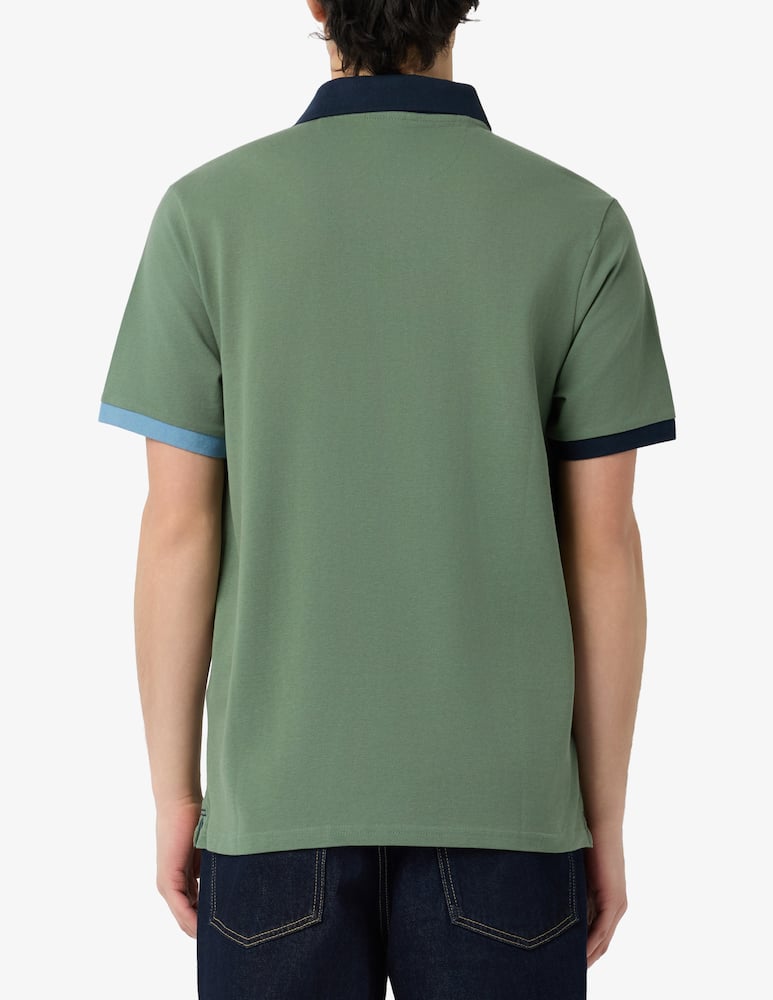 rinascente North Sails Piqué polo shirt with contrast collar