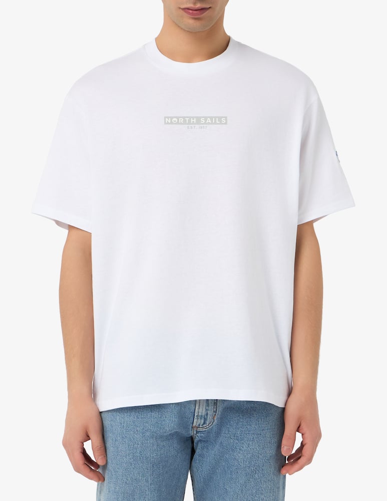 rinascente North Sails T-shirt con logo gommato
