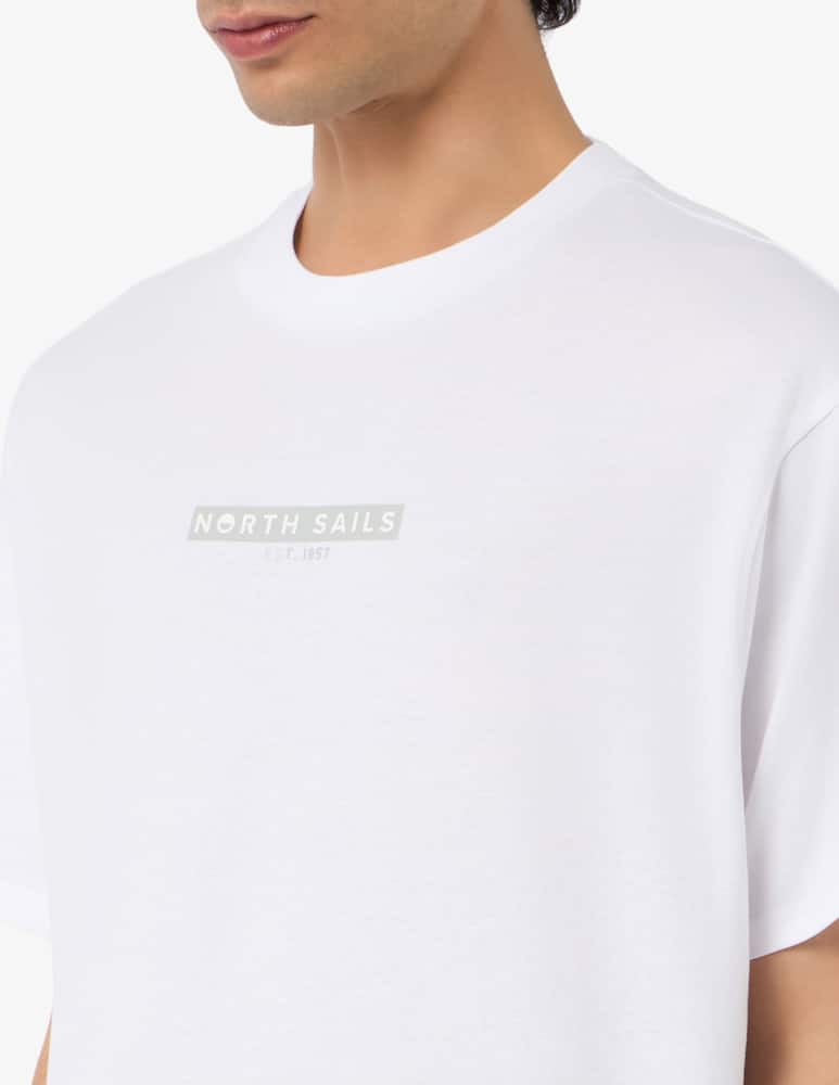 rinascente North Sails T-shirt con logo gommato